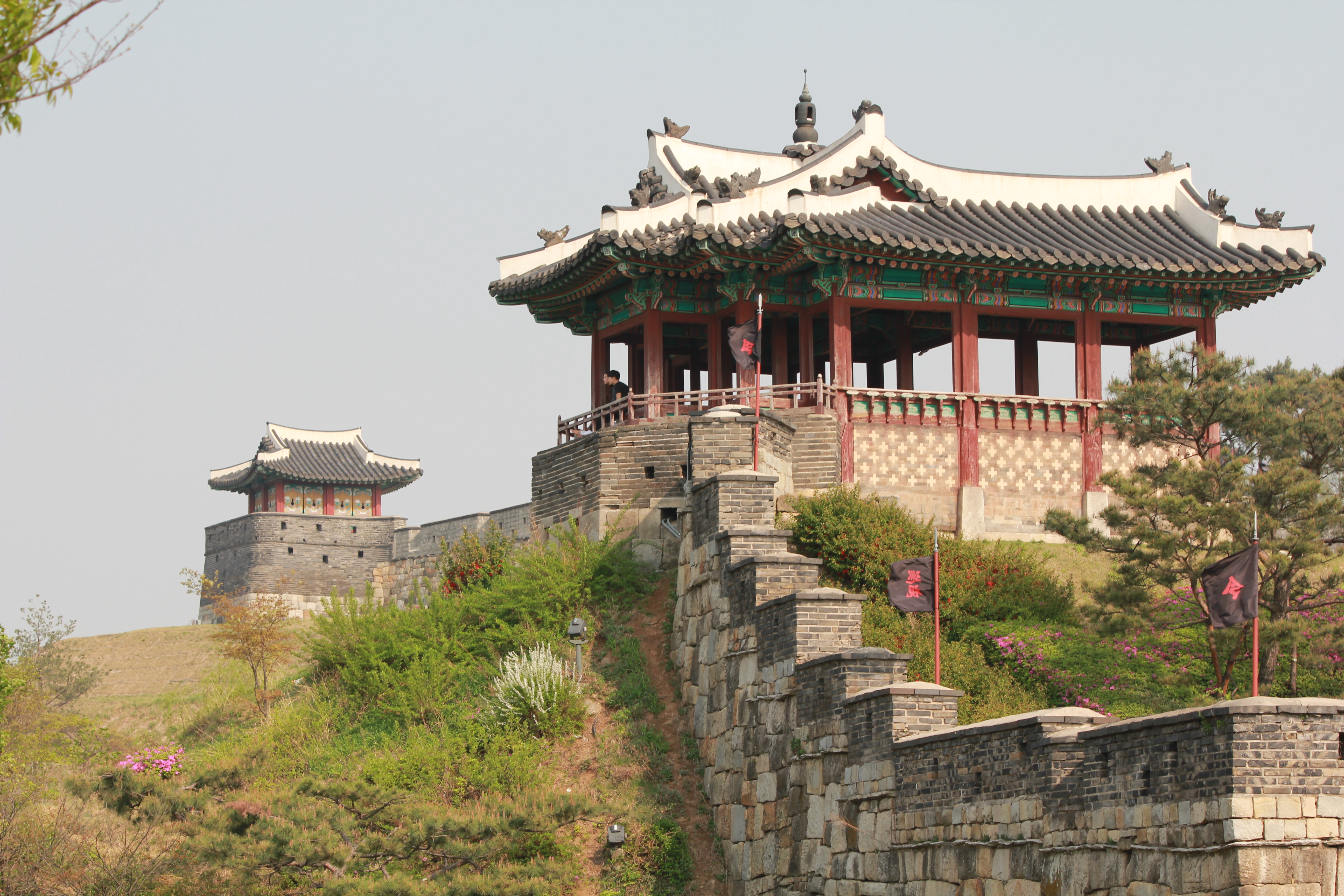 수원 화성 방화수류정 전경