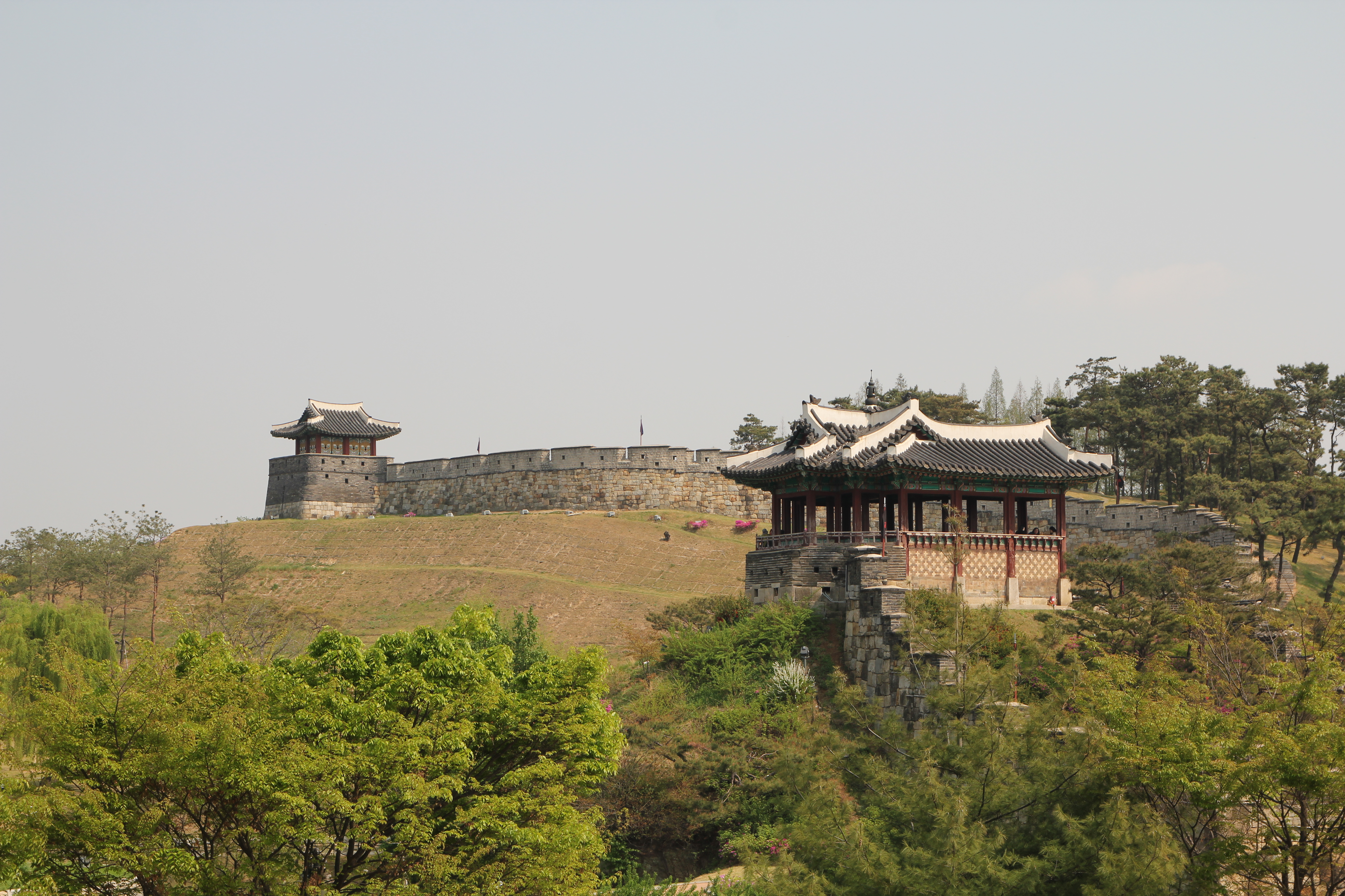 수원 화성 방화수류정 원경